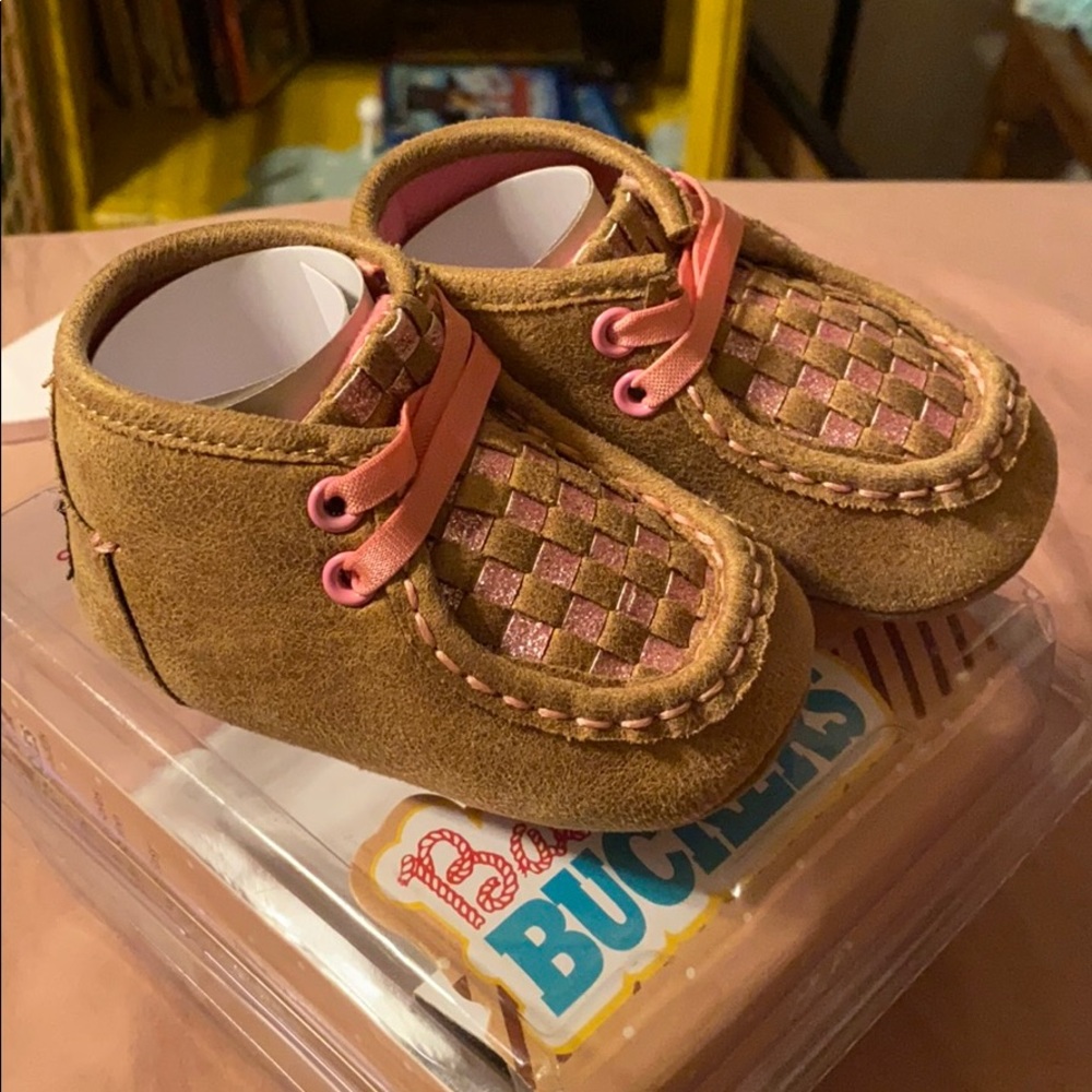 Baby Buckers Pink Mocs
